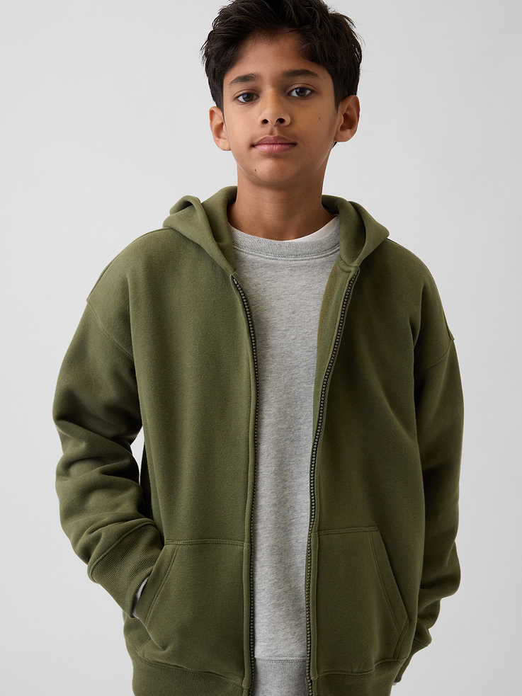 Image number 1 showing, Kids VintageSoft Zip Hoodie