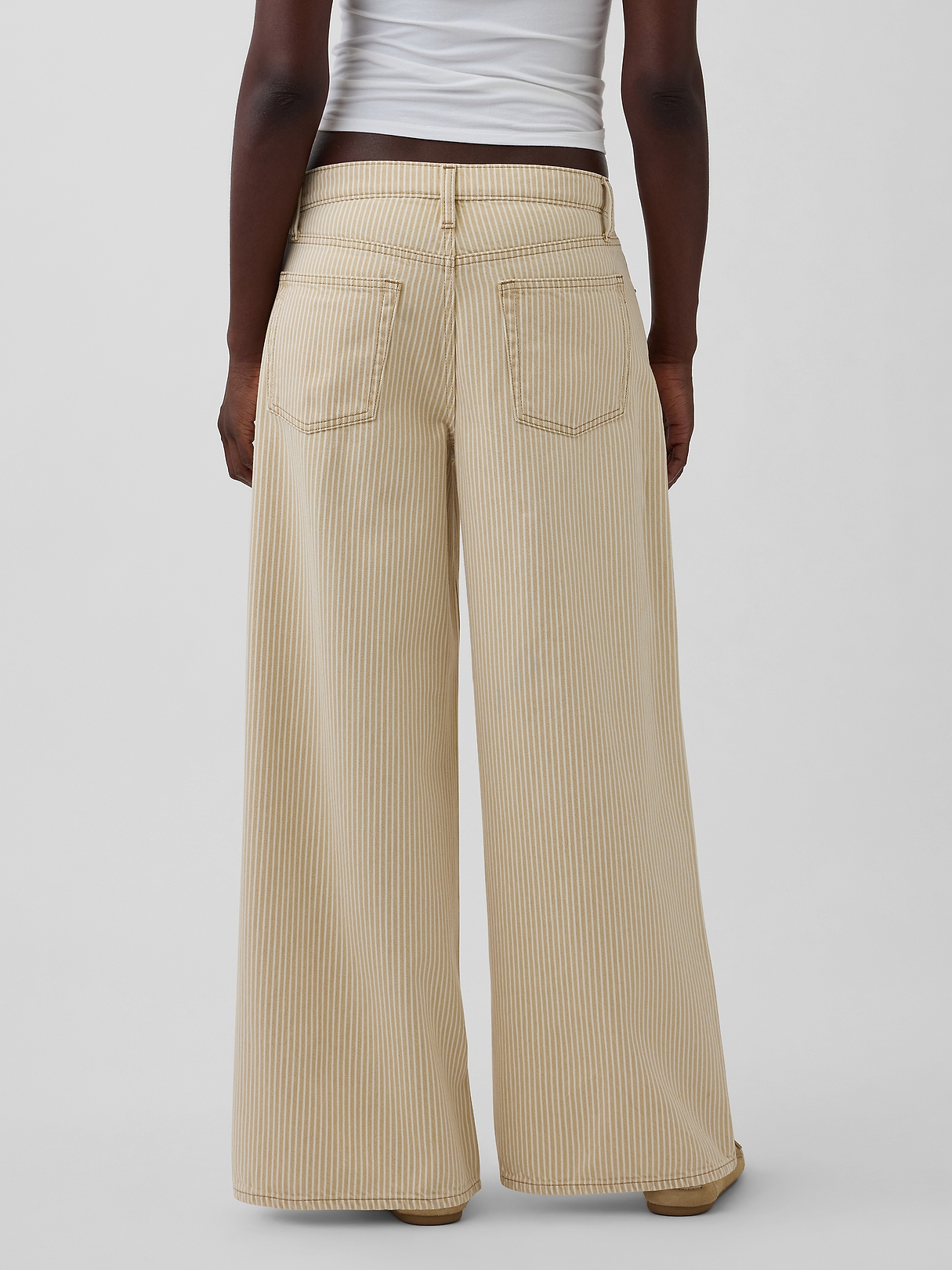Low Slung Stripe Extra Baggy Jeans | Gap