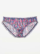 Image number 1 showing, Ruffle-Edge Mesh Hipster Underwear
