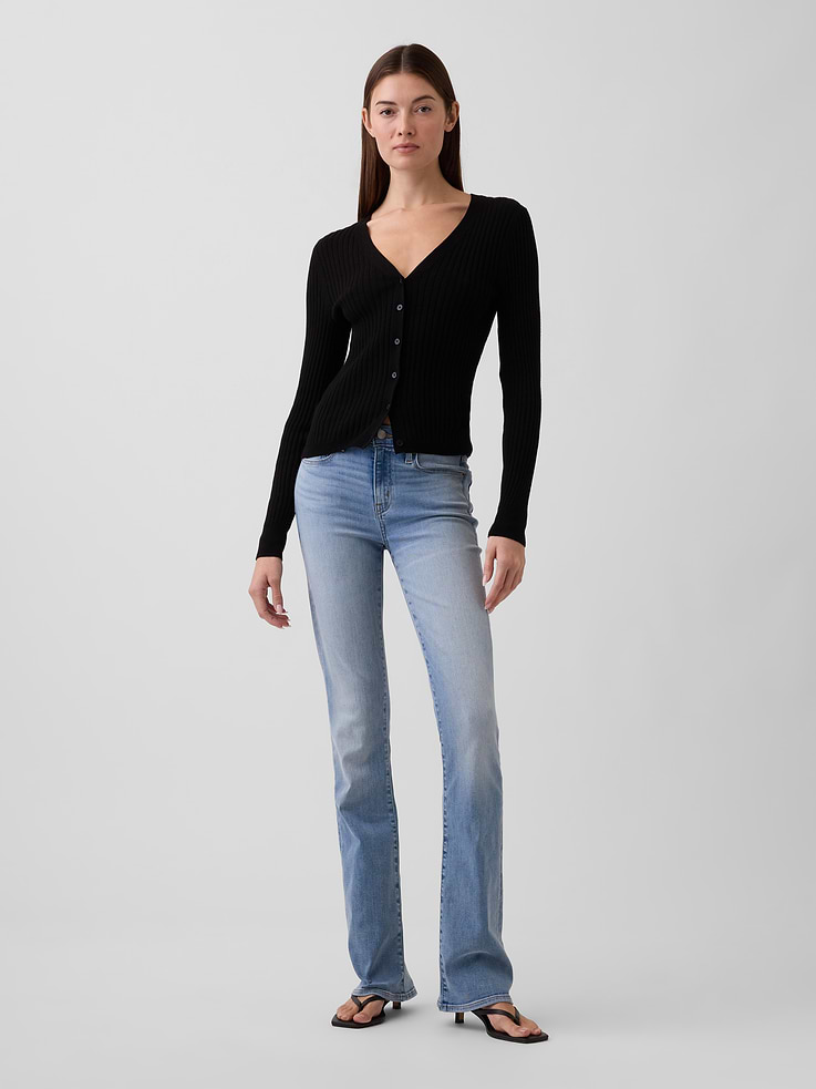 Image number 1 showing, Mid Rise Universal Baby Boot Jeans