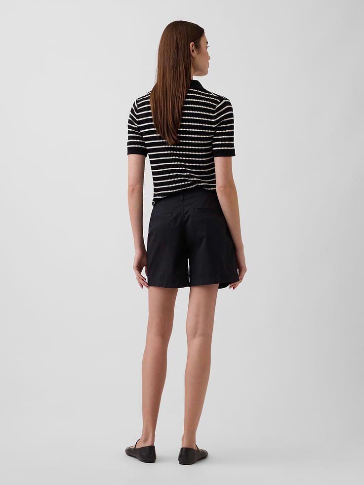 Image number 4 showing, 5" Mid Rise Downtown Khaki Shorts