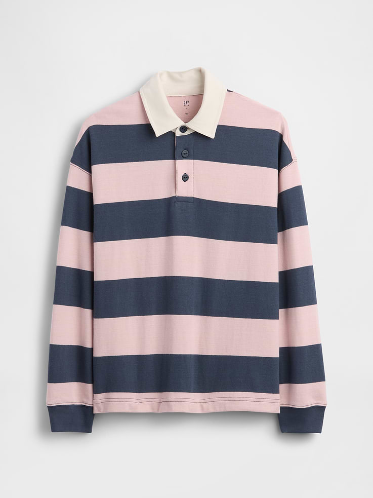 Image number 1 showing, Kids Heavyweight Relaxed Polo Shirt