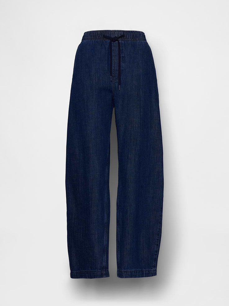 Image number 5 showing, High Rise Easy Barrel Jeans
