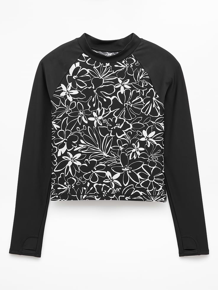 Image number 2 showing, Athleta Girl Mock Neck Rashguard