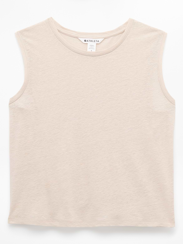 Getaway Linen Blend Muscle Tank