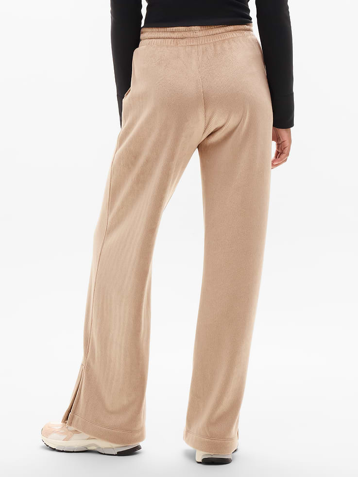 Image 4 of 5, Athleta Girl Cozy Rib Wide Leg Pant