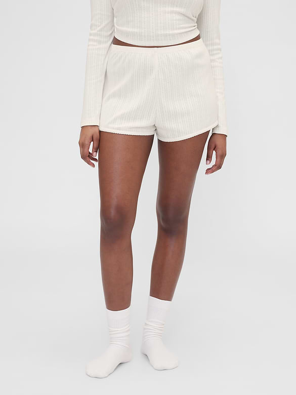 Gap × Summer Fridays Pointelle PJ Shorts
