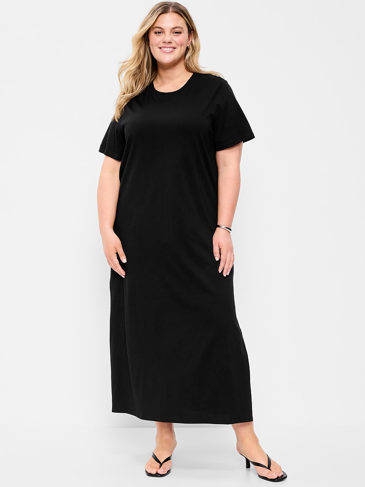 Image number 7 showing, Vintage Crew-Neck Maxi Dress