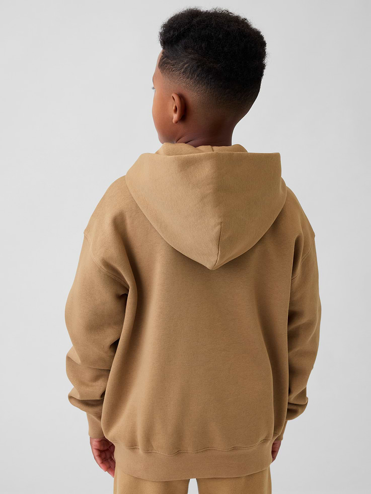 Image number 3 showing, Kids VintageSoft Logo Zip Hoodie
