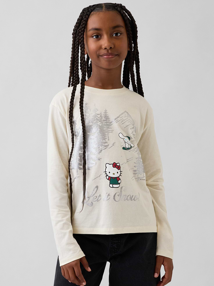 Image number 1 showing, Kids Oversized Graphic T-Shirt