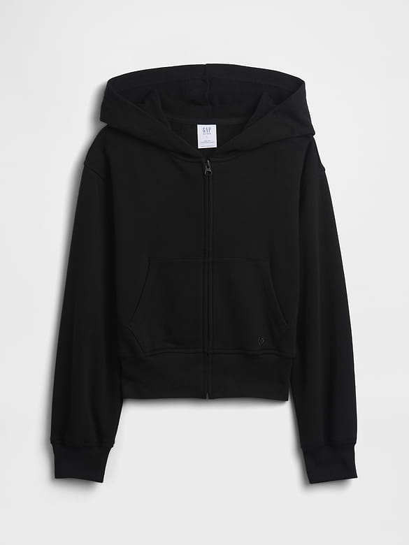 Kids Relaxed Wedge Zip Hoodie