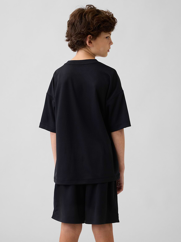 Kids GapFit Tech Recycled Mesh T-Shirt