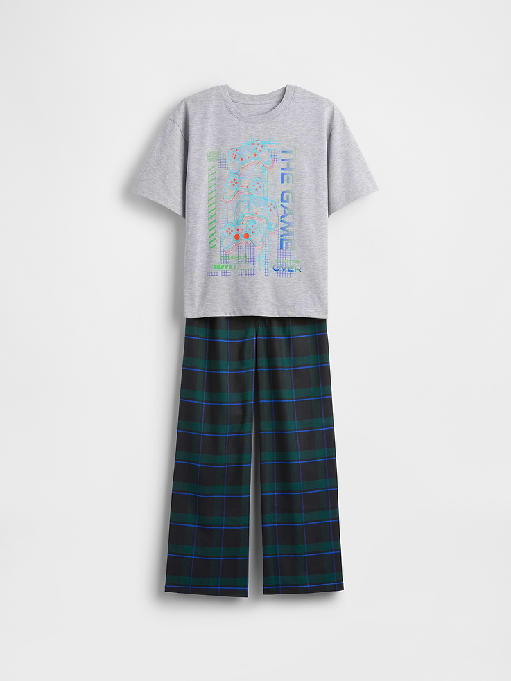 Image number 1 showing, Kids Recycled PJ Set