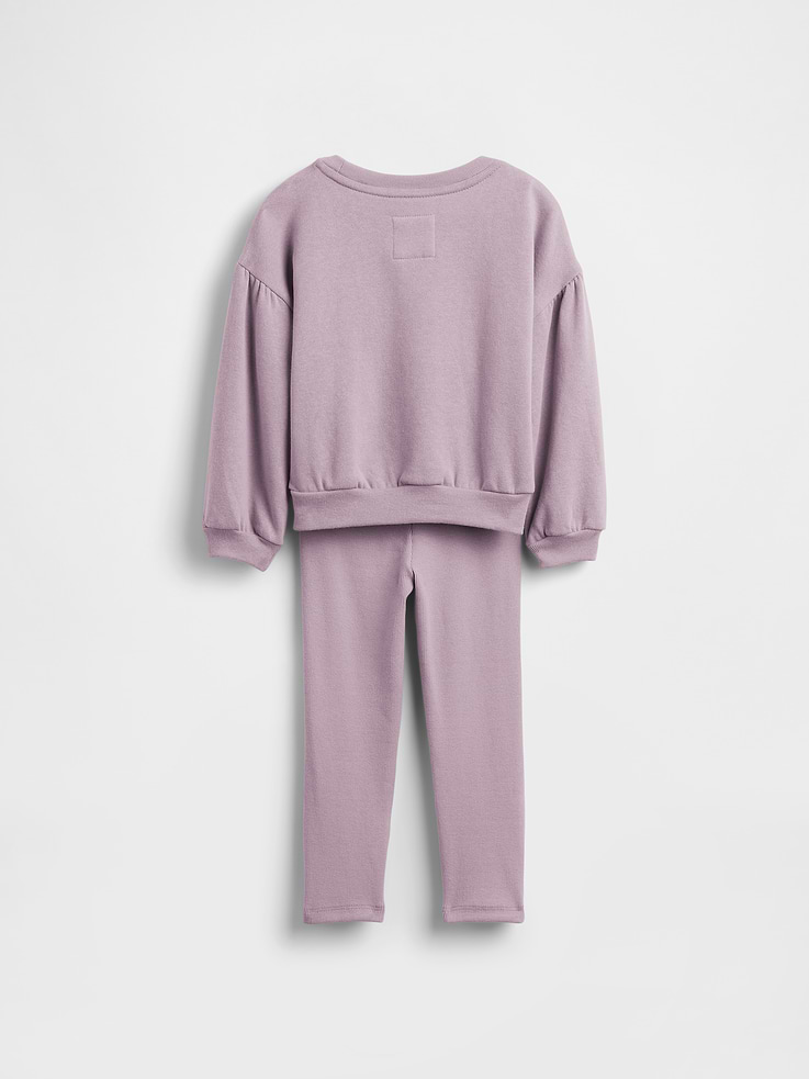 Image number 2 showing, Baby & Toddler Bluey VintageSoft Sweatshirt & Rib Leggings Set