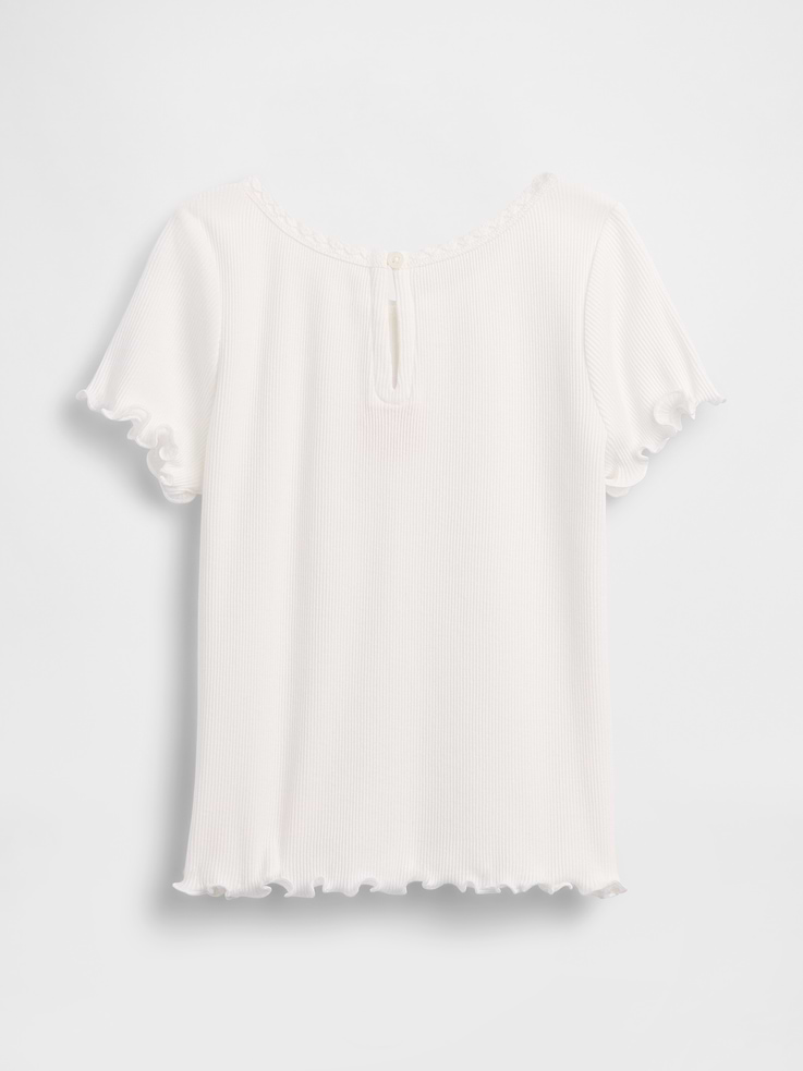 Image number 2 showing, Baby & Toddler Embroidered Rib T-Shirt
