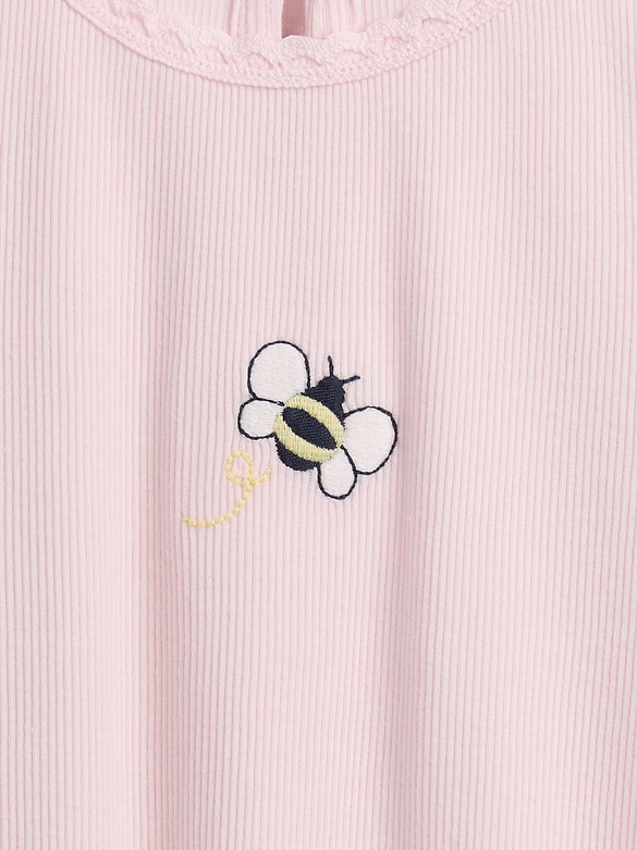 Baby & Toddler Embroidered Rib T-Shirt