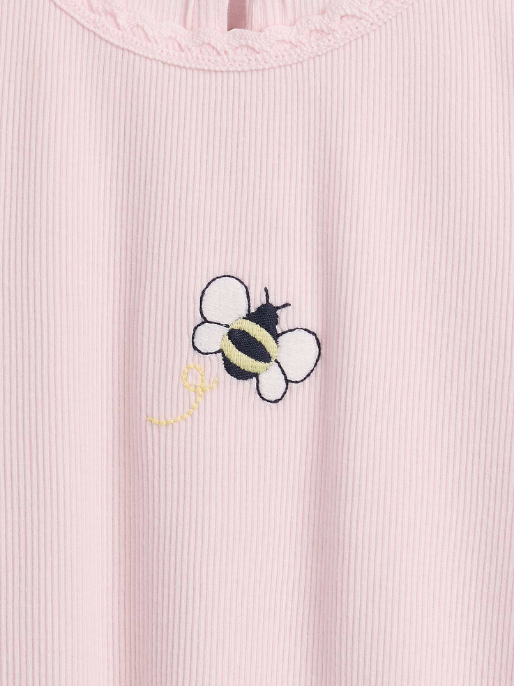 Image number 3 showing, Baby & Toddler Embroidered Rib T-Shirt