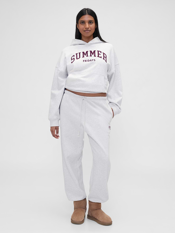 Image number 1 showing, Gap × Summer Fridays Heavyweight Relaxed Logo Joggers