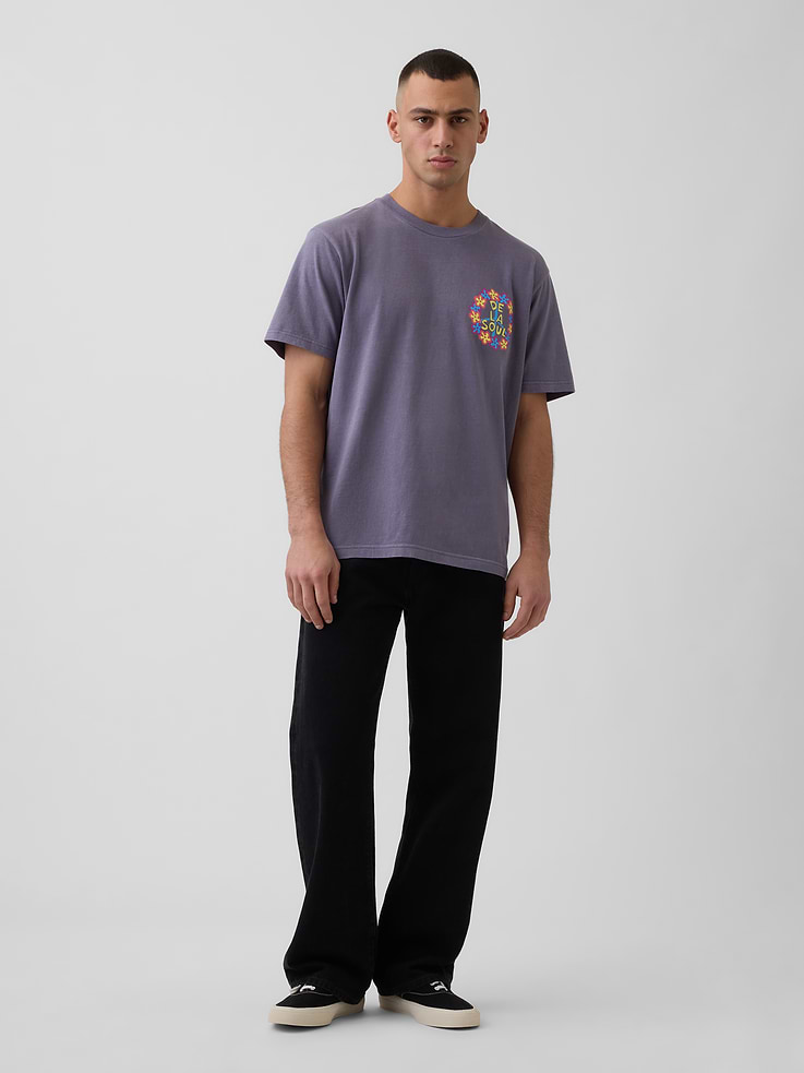 Image number 2 showing, De La Soul Relaxed Graphic T-Shirt