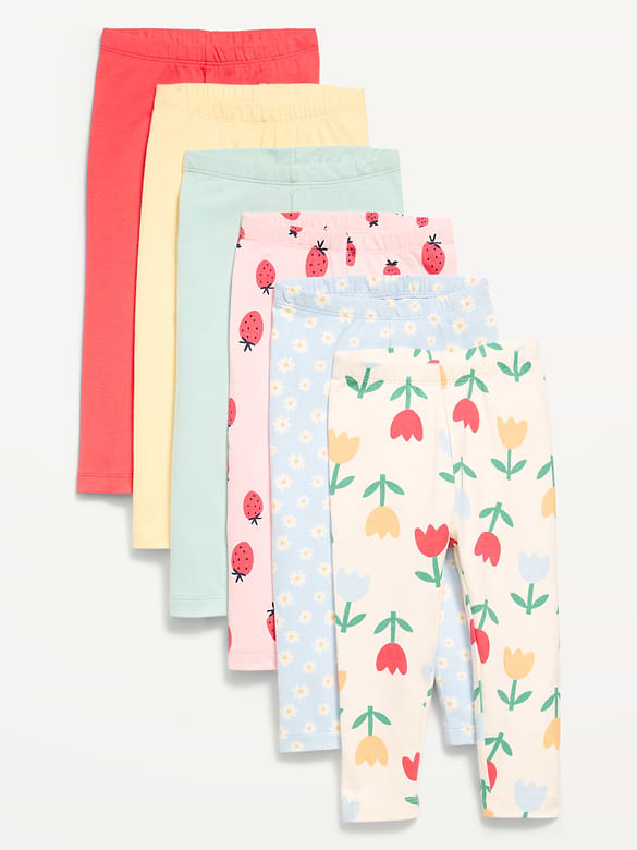 Leggings 6-Pack for Toddler Girls