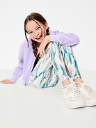 Image number 3 showing, High-Waisted PowerSoft 7/8-Length Leggings for Girls