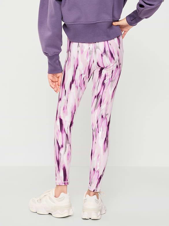 High-Waisted PowerSoft 7/8-Length Leggings for Girls