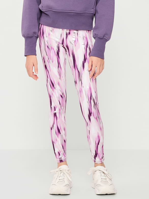 High-Waisted PowerSoft 7/8-Length Leggings for Girls