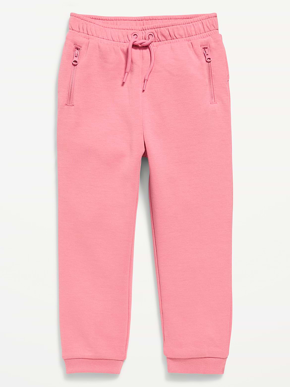 Slim Dynamic Fleece Joggers for Toddler Girls