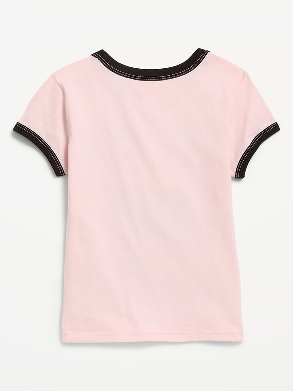 Olivia Rodrigo™ Fitted Ribbed Ringer Graphic T-Shirt for Girls