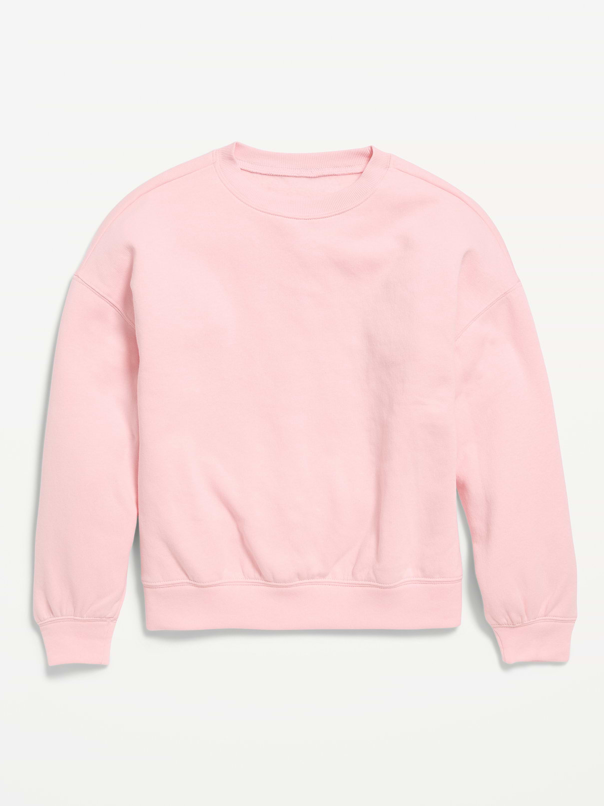 Image number 1 showing, Oversized Long-Sleeve Tunic Sweatshirt for Girls