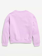 Image number 3 showing, Oversized Long-Sleeve Tunic Sweatshirt for Girls