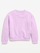 Image number 2 showing, Oversized Long-Sleeve Tunic Sweatshirt for Girls