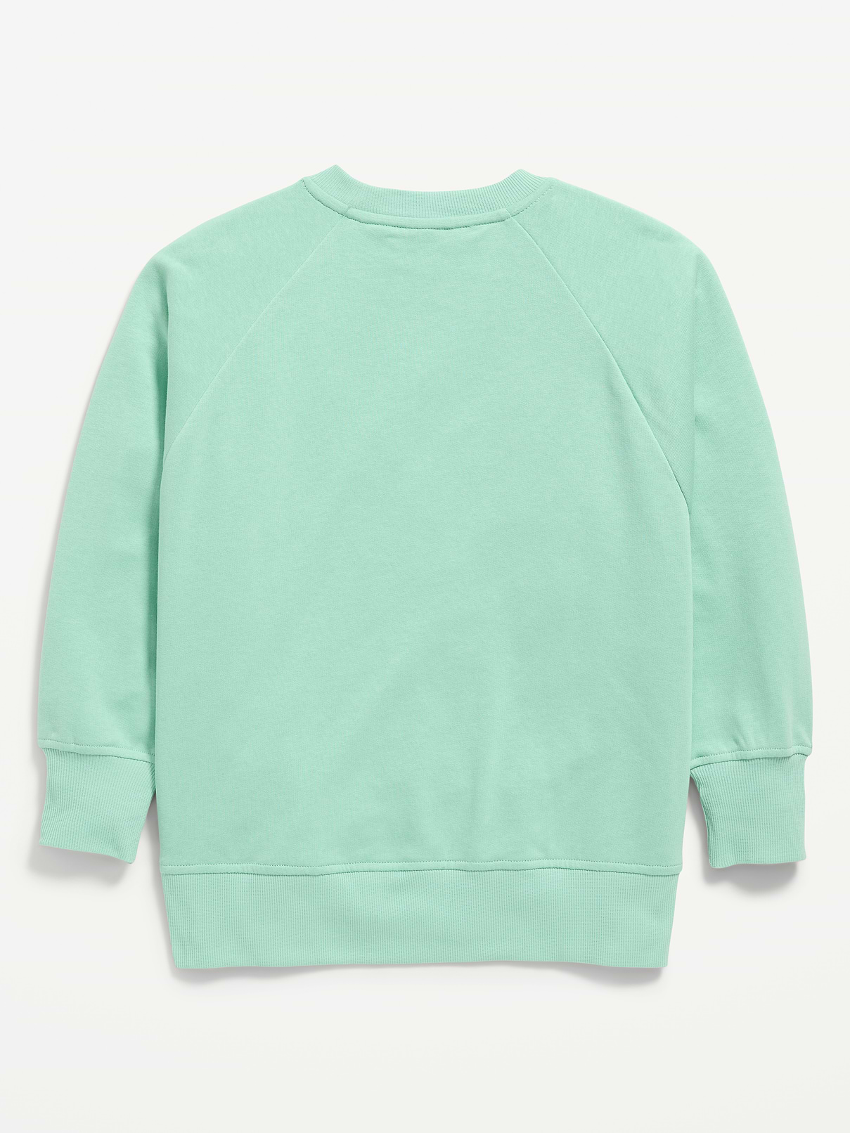 Image number 3 showing, Oversized Long-Sleeve Graphic Tunic Sweatshirt for Girls