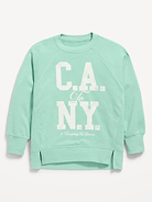 Image number 2 showing, Oversized Long-Sleeve Graphic Tunic Sweatshirt for Girls