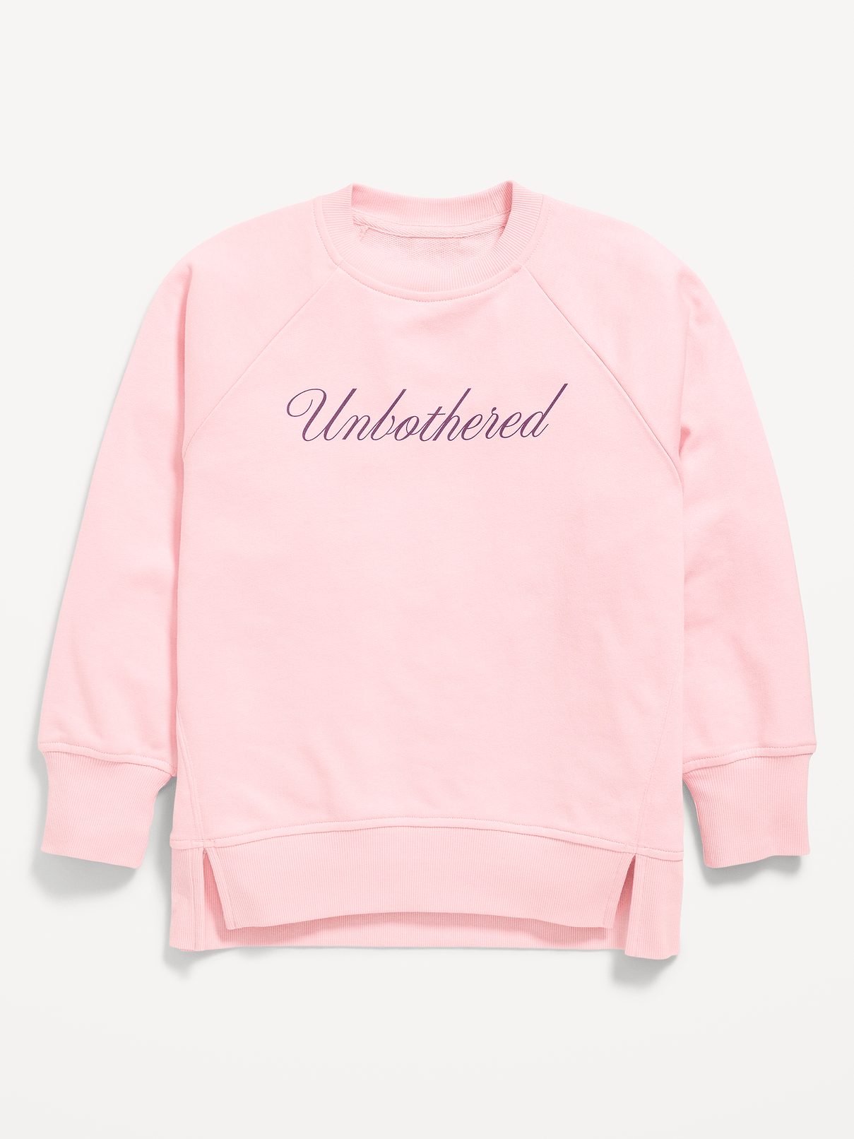 Image number 2 showing, Oversized Long-Sleeve Graphic Tunic Sweatshirt for Girls