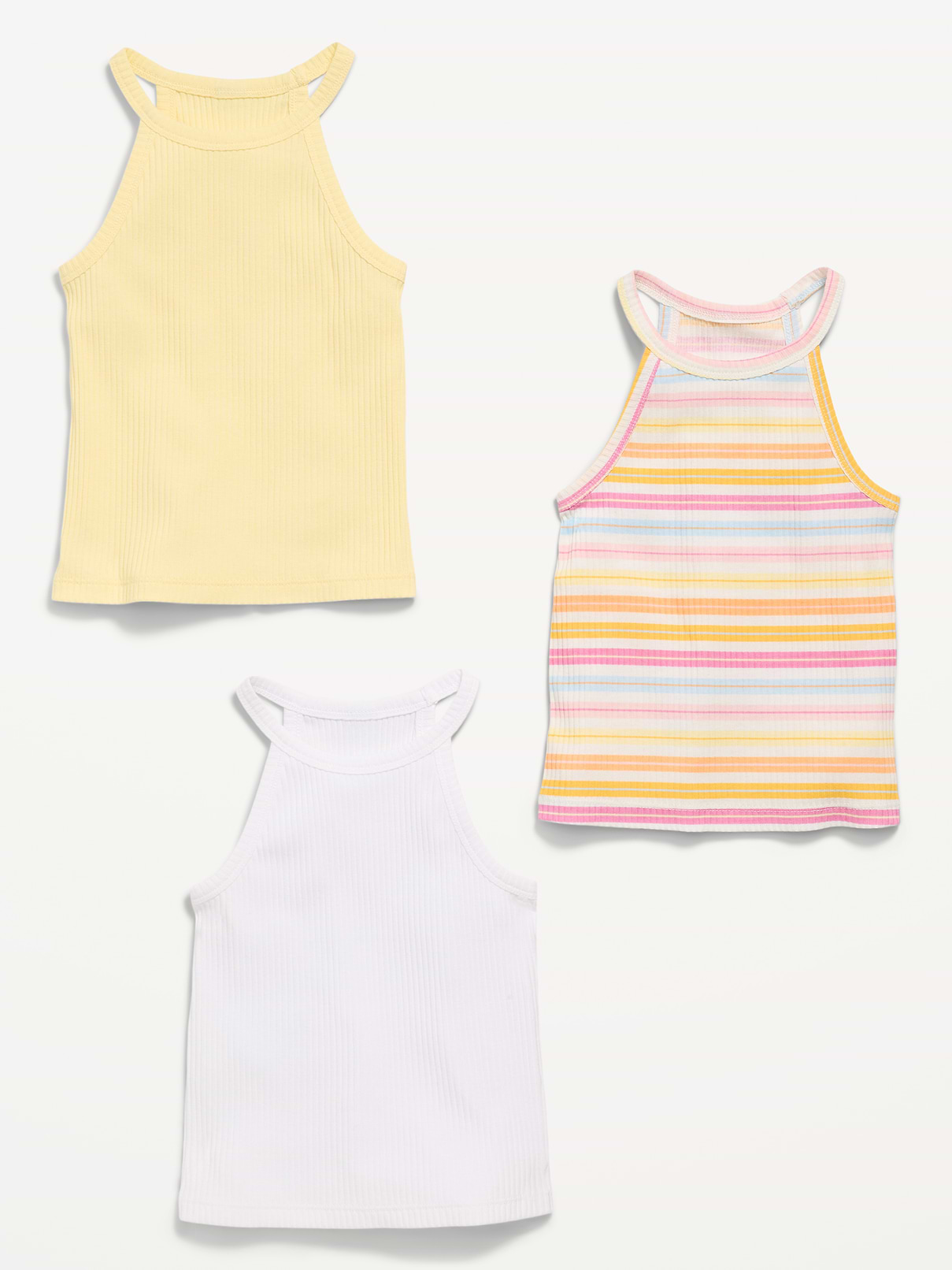 L'image numéro 2 présente Camisole bain de soleil ajustée pour toute-petite fille (paquet de 3)