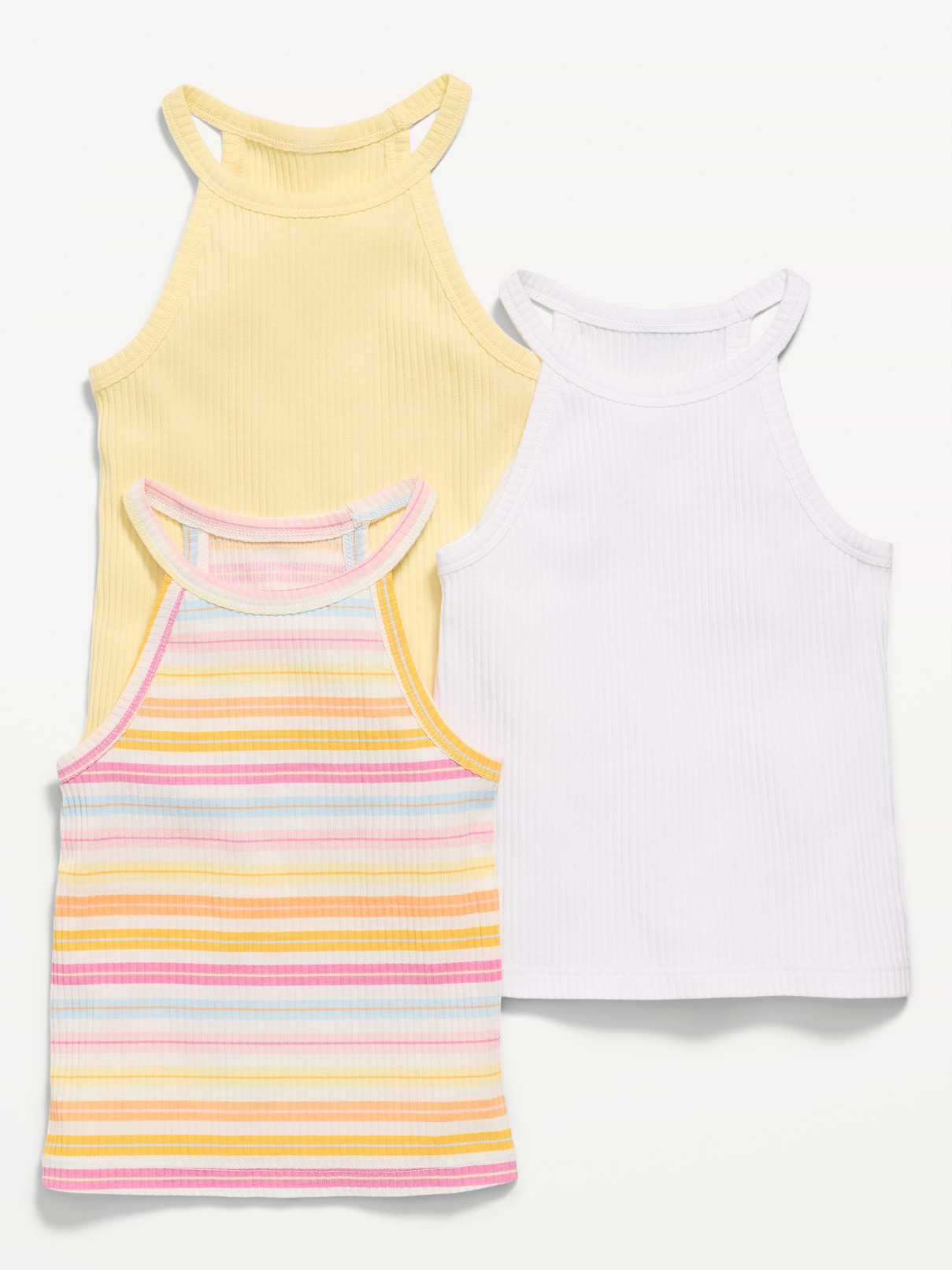 L'image numéro 1 présente Camisole bain de soleil ajustée pour toute-petite fille (paquet de 3)