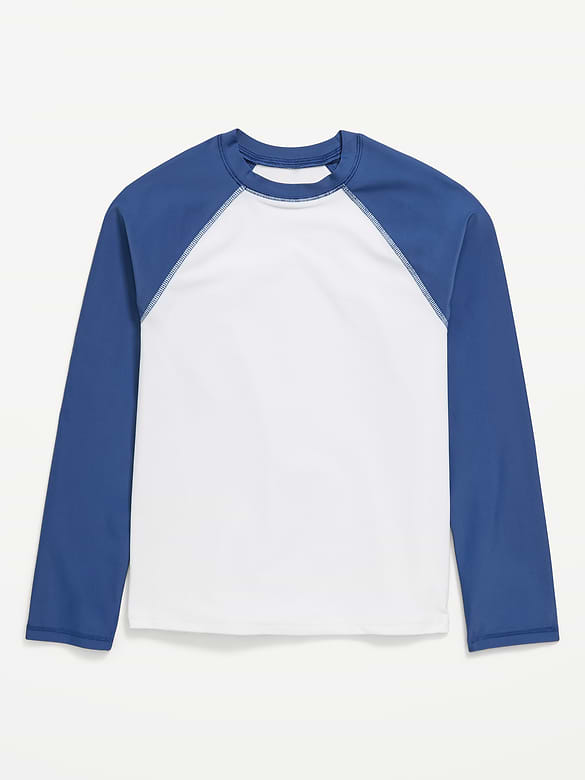 Long-Sleeve Rashguard Swim Top for Boys