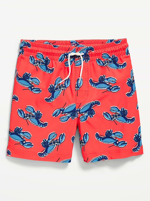 Printed Swim Trunks for Boys