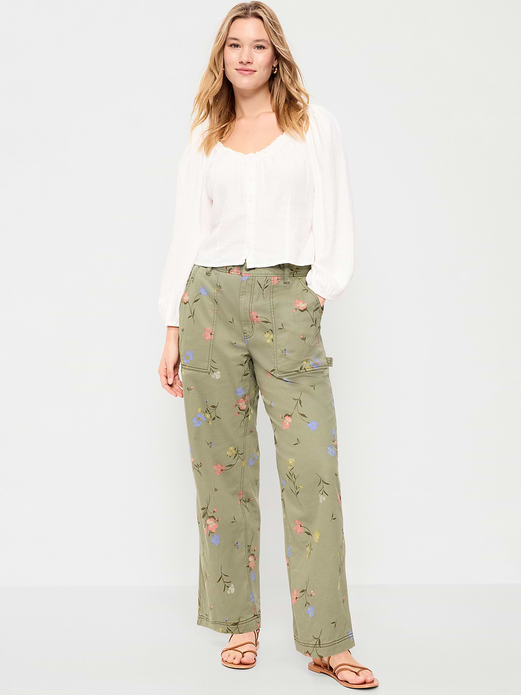 Image number 6 showing, High-Waisted Straight Ankle Pants
