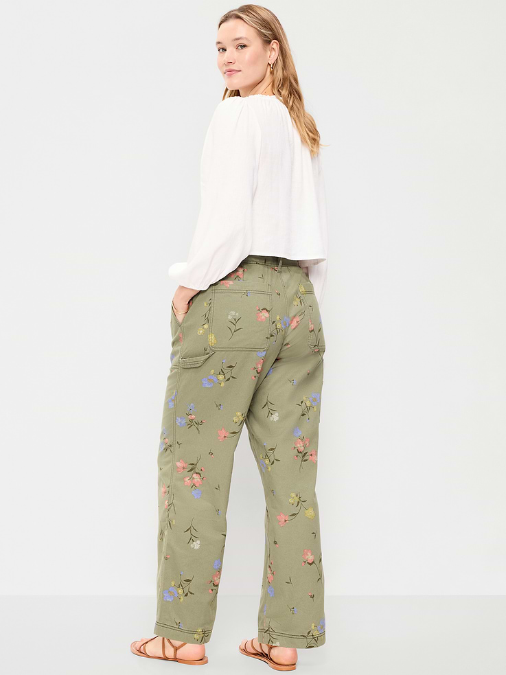 Image number 7 showing, High-Waisted Straight Ankle Pants