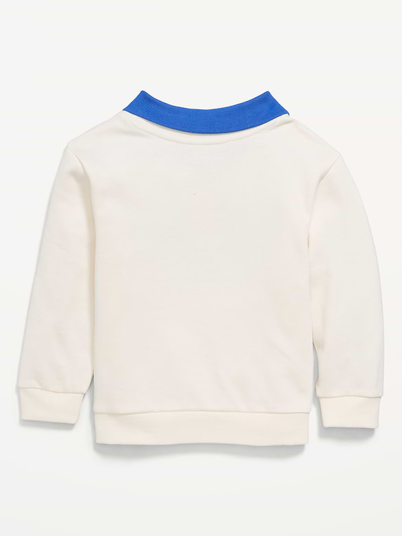 Oversized Collared Unisex Birthday Sweatshirt for Toddler