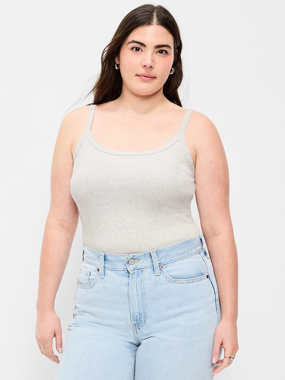 Camisole en tricot côtelé