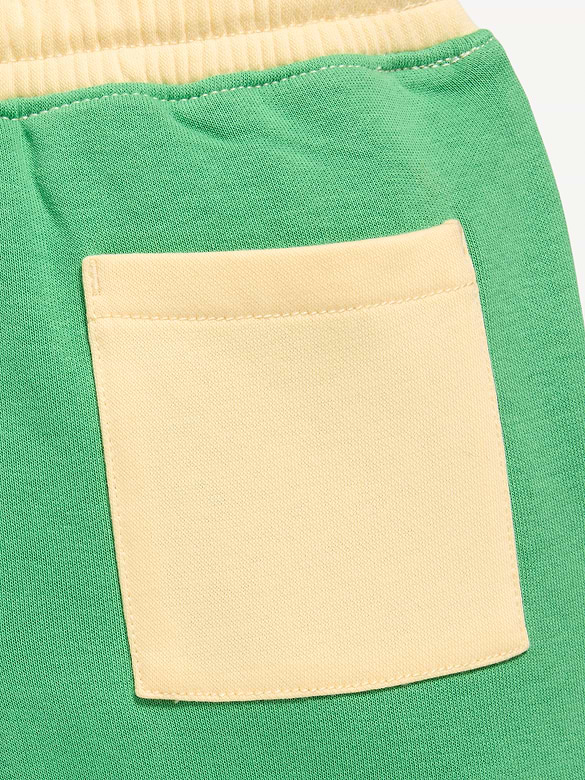 Color-Block Fleece Shorts for Toddler Boys