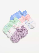 Image number 1 showing, Ankle Socks 6-Pack for Girls