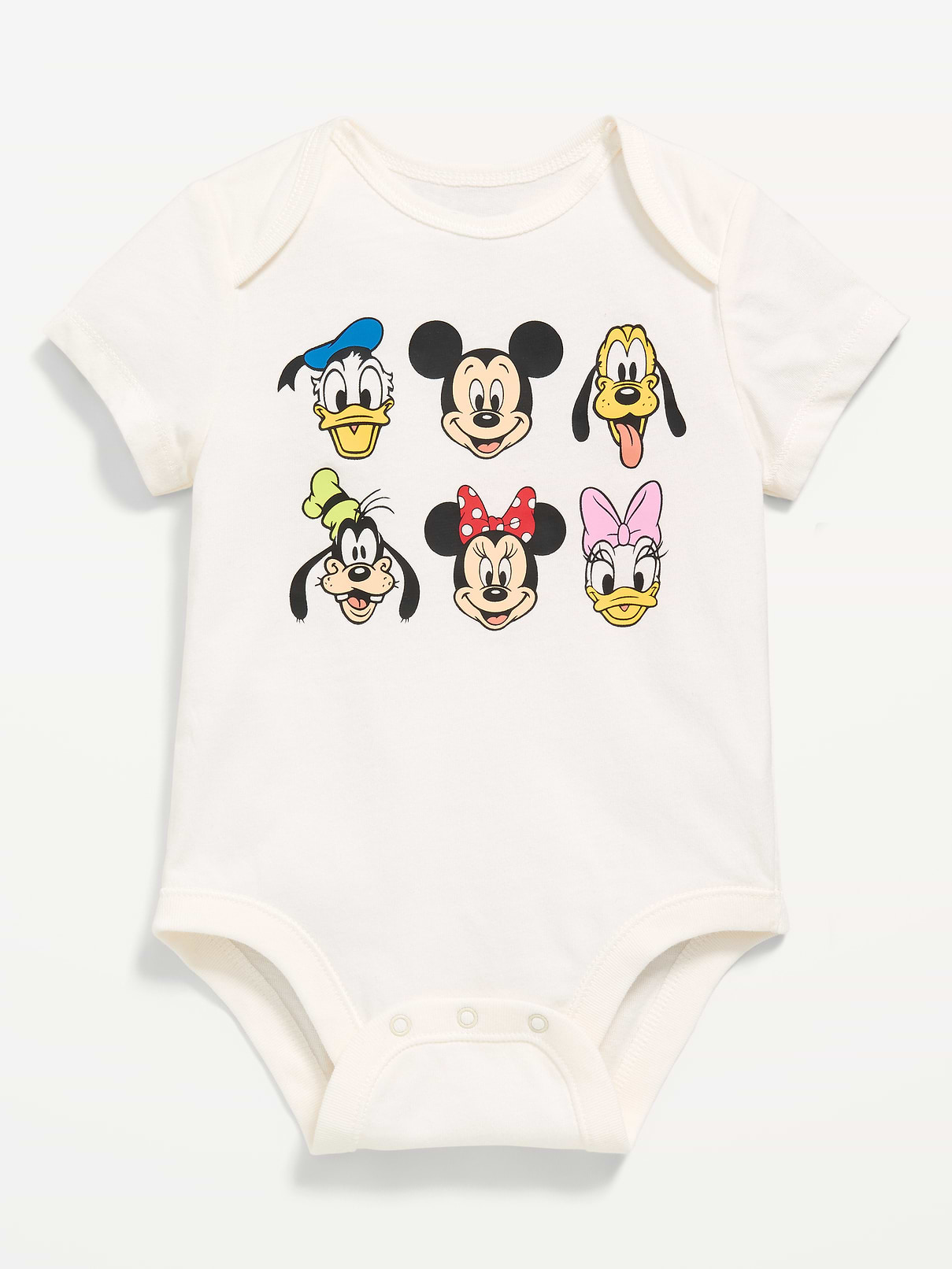 Image number 1 showing, Disney© Short-Sleeve Graphic Bodysuit for Baby