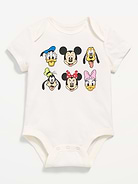 Image number 1 showing, Disney© Short-Sleeve Graphic Bodysuit for Baby