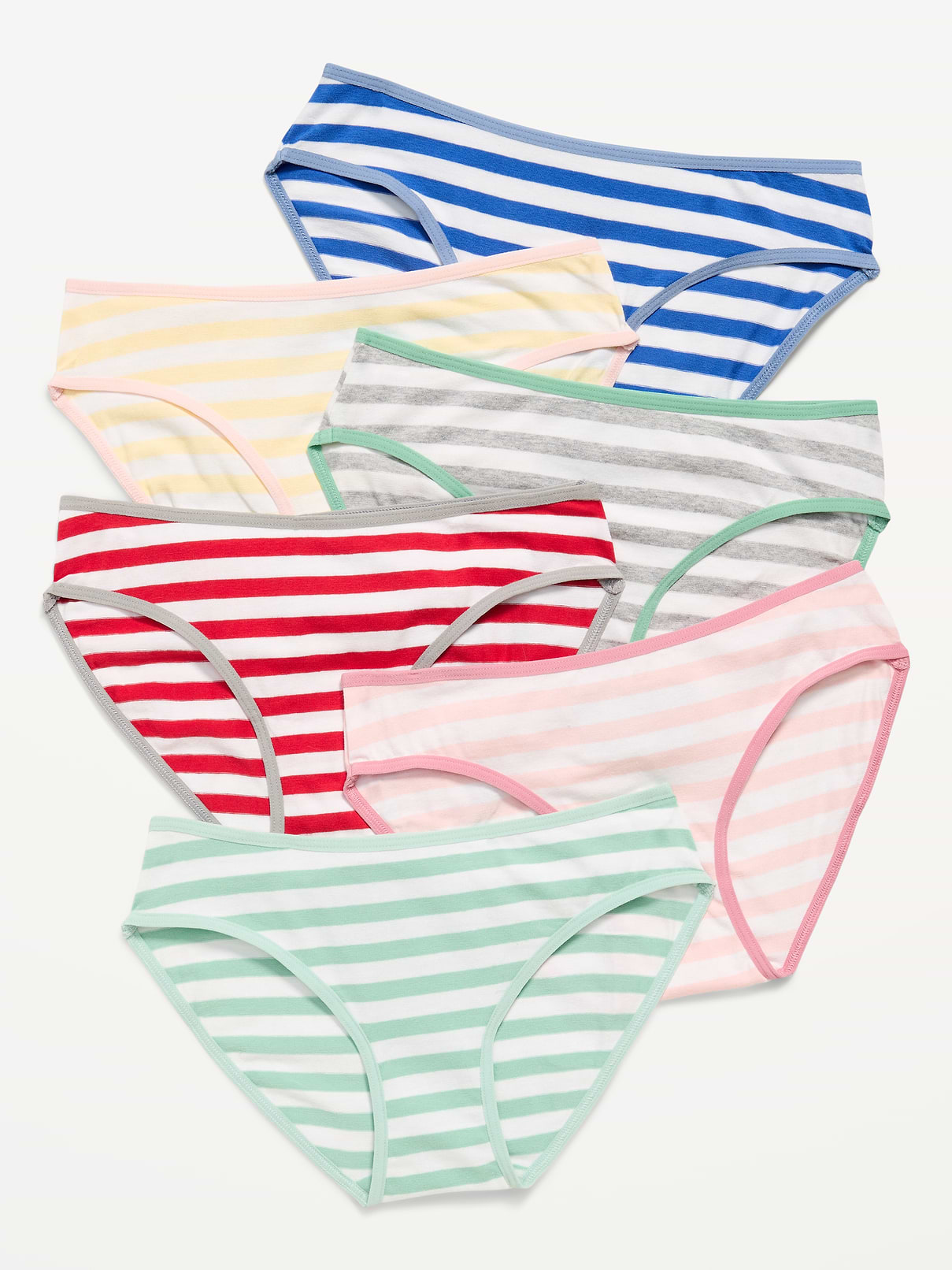 Image number 1 showing, Bikini Underwear 6-Pack for Girls
