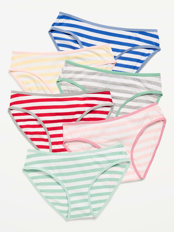 Bikini Underwear 6-Pack for Girls