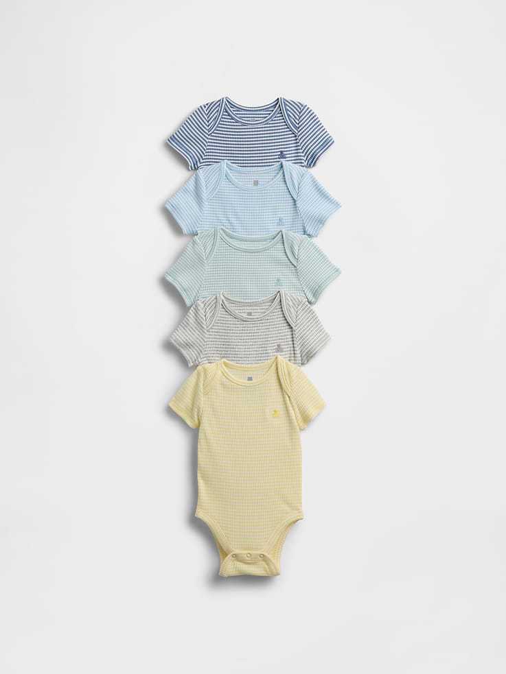 Image number 1 showing, Baby First Favorites TinyRib Bodysuit (5-Pack)